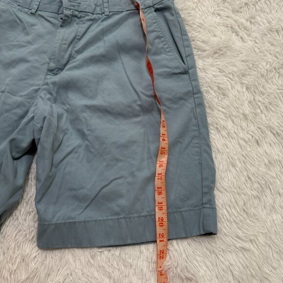 Men Tommy Hilfiger Classic Fit Chino Shorts Flat Front in Light Blue Size 36 - Picture 4 of 7